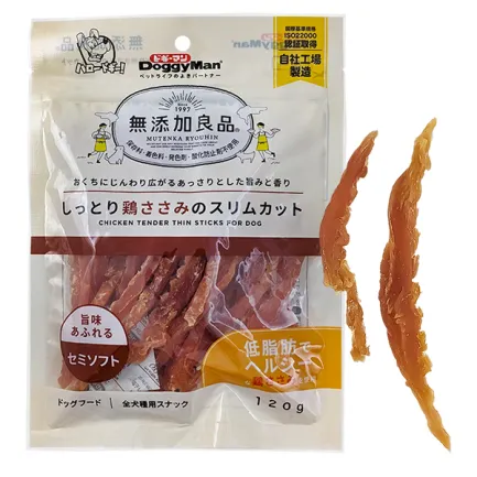 DoggyMan Chicken Tender Thin Sticks ДОГГІМЕН КУРЯЧЕ ФІЛЕ ТОНКІ ПАЛИЧКИ ласощі для собак 0,12 кг