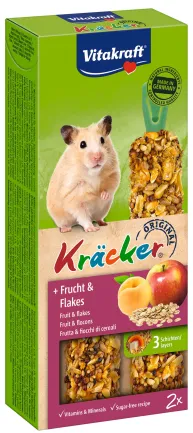 Крекер Vitakraft для хом'яків, з фруктами, 2 шт