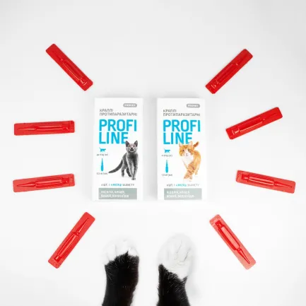 Краплі Provet Profiline для котів 4-8 кг, 4 піпетки по 1,0 мл (інсектоакарицид) — Фото 3