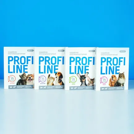 Нашийник Provet Profiline для котів та собак 35 см, зелений (інсектоакарицид) — Фото 5