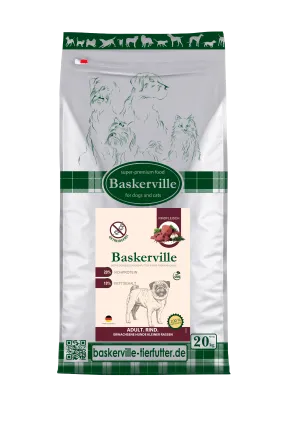 Baskerville HF Adult Rind Getreidefrei kleine Rassen Сухий корм для собак мілких порід, 20 кг