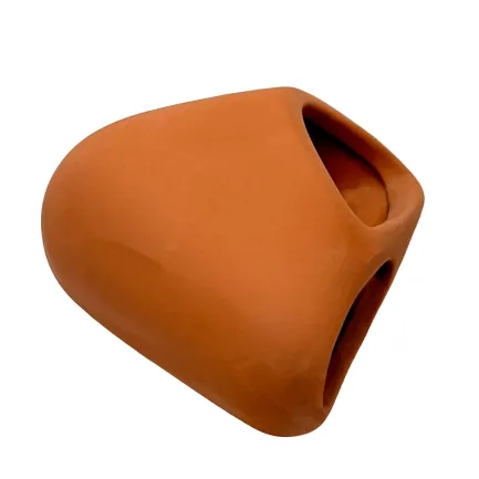 Декорація Hobby Wave Cave 1 red 12x12x5,5 см - керамічне укриття для риб і креветок в акваріумі (41657) — Фото 6