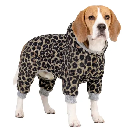 Комбінезон для собак WAUDOG Clothes малюнок &amp;quot;Леопард&amp;quot;, софтшелл, XS30, B 36-40 см, С 24-27 см — Фото 2