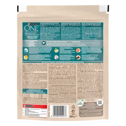 Сухий корм PURINA ONE Grain Free (Грейн Фрі) беззерновий для дорослих котів комплекс Bifensis з лососем 600 г — Фото 2