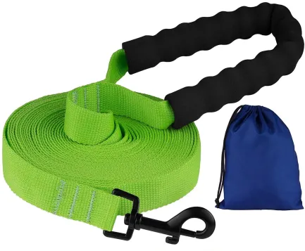 Повідець для Собак Bronzedog Active Нейлоновий з М'якою Ручкою Салатовий S