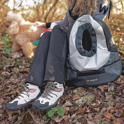 Ferplast KANGOO L GREY BACKPACK Рюкзак для транспортування собак — Фото 2