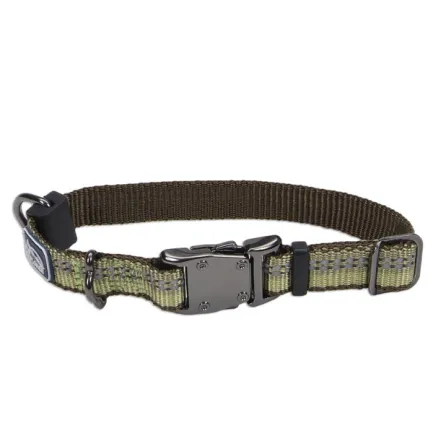 Coastal K9 Explorer Collar КОСТАЛ К9 ЕКСПЛОРЕР світловідбивний нашийник для собак, 1.6х20-30см Папороть