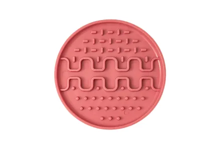 FIBOO Килимок для злизування ласощів та їжі Lollipop Mini, рожевий