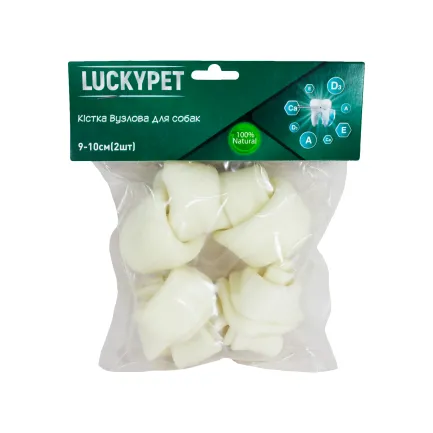 Кістка вузлова №4, 9-10 см, 2шт/уп, Lucky Pet