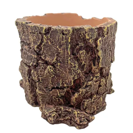 Декорація Hobby Forest Stump 14×12,5×10 см - декоративний пень, поїлка для тераріуму (40848) — Фото 3