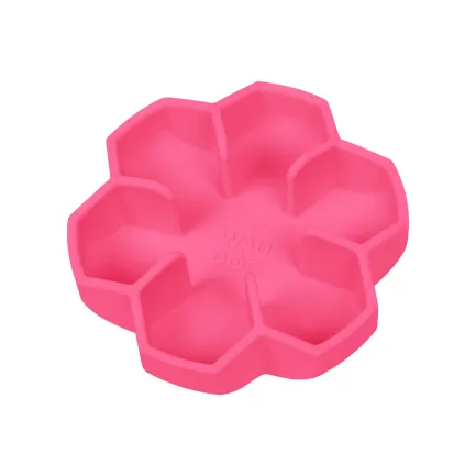 Миска для повільного харчування WAUDOG Silicone, 450 мл, рожевий — Фото 4
