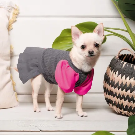 Сукня Pet Fashion «Classic» для дівчаток, розмір XS, коричнева — Фото 2