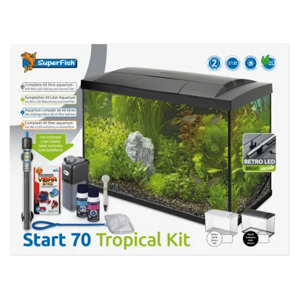 Акваріумний стартовий набір SuperFish Start 70 Aquarium Kit White (A4050287) — Фото 1