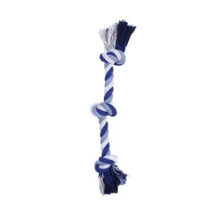 Іграшка для собак MISOKO&amp;CO Коротка мотузка з вузлом, blue, 38 cm