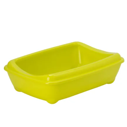 Moderna Arist-O-Tray Medium МОДЕРНА АРІСТ-О-ТРЕЙ МЕДІУМ туалет з бортиком лоток для котів, 43х31х12см Лимонний