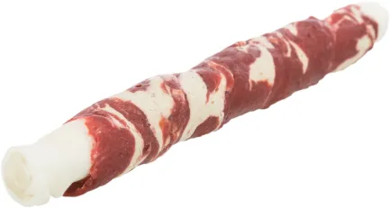 Кісточка Trixie Denta Fun для чистки зубів собак, з мармуровою яловичиною, 140 г, 3 шт — Фото 1