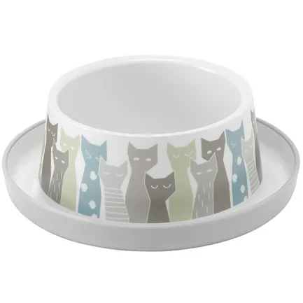 Moderna Trendy Dinner Maasai МОДЕРНА МАСАЇ миска для котів, 350мл Сіро-білий