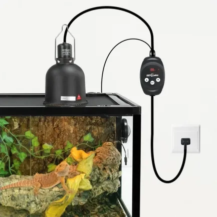 Світильник з глибоким рефлектором і термостатом Repti-Zoo RL04DTC 100W, з функцією dimming для тераріуму — Фото 3