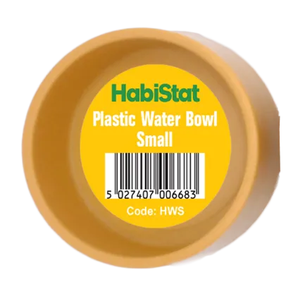 HABISTAT ROUND PLASTIC WATER BOWL SMALL 7 X 7 X 2.5CM (R3100035) поїлка для рептилій — Фото 1