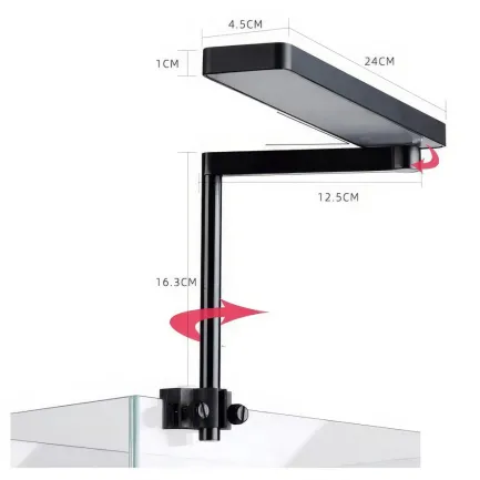 Світлодіодна лампа Chihiros CII LED Light 16W - LED освітлення для нано-акваріумів з Bluetooth керуванням — Фото 1