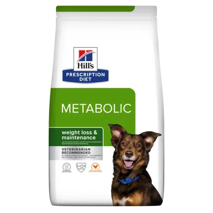 Hill's Prescription Diet Metabolic Сухий корм для собак для контролю та зниження ваги, з куркою, 1,5 кг