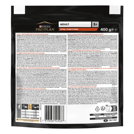 Сухий корм PRO PLAN Adult 1+ Vital Functions для дорослих котів з лососем 400 г — Фото 1