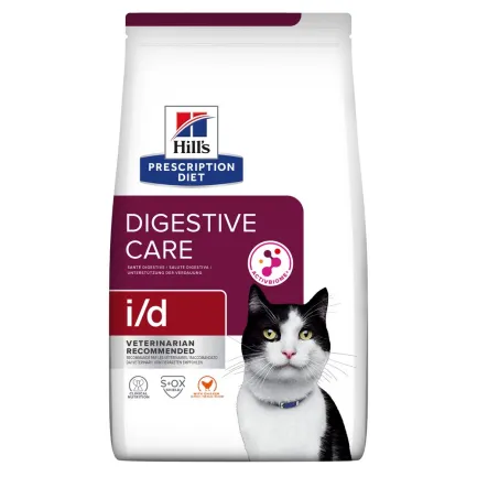 Hill’s Prescription Diet i/d Сухий корм для котів догляд за травленням, з куркою, 1,5 кг