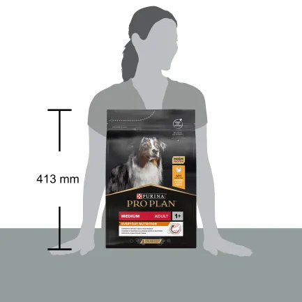 Сухий корм PRO PLAN Medium Adult 1+ Everyday Nutrion для дорослих собак середніх порід з куркою 3 кг — Фото 3