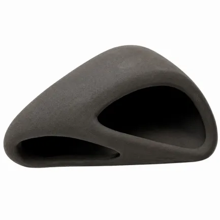 Декорація Hobby Wave Cave 1 dark 12×12×5,5 см - керамічне укриття для риб і креветок в акваріумі (41654)