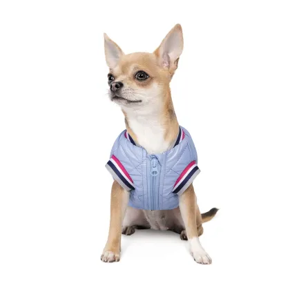 Бомбер Pet Fashion «Spike» для собак, розмір XL, блакитний — Фото 2
