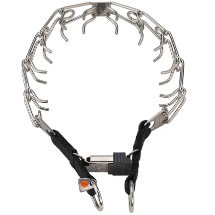 Sprenger Ultra-Plus Training Collar СПРЕНГЕР УЛЬТРА-ПЛЮС ПАРФОРС строгий нашийник для собак, 2 кільця і замок ClicLock, нержавіюча сталь 4 мм, 60 см