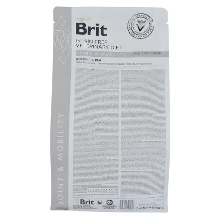 Сухий корм Brit GF VetDiet Dog Mobility для собак, для здоров'я суглобів, з оселедцем, лососем, горохом та гречкою, 2 кг — Фото 5