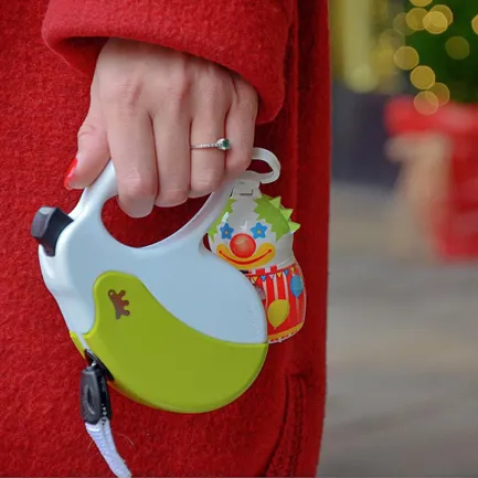 Ferplast AMIGO M TAPE RED-WHITE Рулетка-поводок зі стрічкою — Фото 3