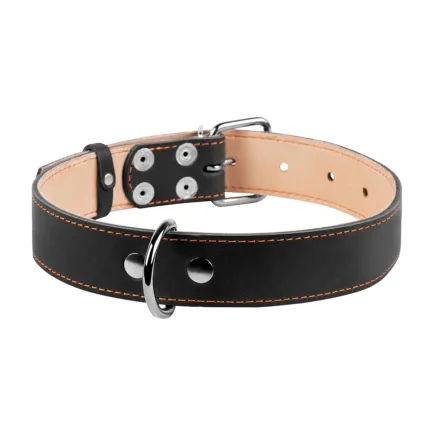 Нашийник "CoLLaR" подвійний (ширина 35мм, довжина 48-63см) чорний — Фото 1