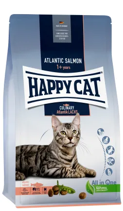 Сухий корм Happy Cat Culinary Atlantik Lachs для дорослих котів зі смаком лосося, 10 кг, 70555