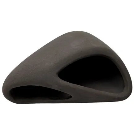Декорація Hobby Wave Cave 1 dark 12×12×5,5 см - керамічне укриття для риб і креветок в акваріумі (41654) — Фото 3