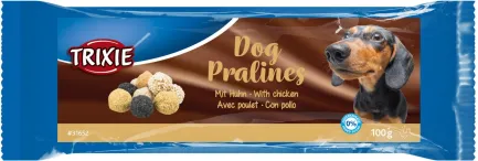Ласощі Trixie Dog Pralines для собак, з куркою та злаками, 100 г — Фото 2