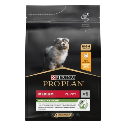 Сухий корм PRO PLAN Medium Puppy <1 Healthy Start для цуценят середніх порід з куркою 3 кг — Фото 1