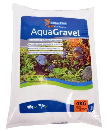 Акваріумний гравій SF AQUA GRAVEL SNOW WHITE 4 KG (A8050130) — Фото 1
