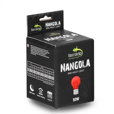 Інфрачервона нагрівальна лампа Terrario Nangola Red Night Light 50W (TR-NANGOLA-50W) — Фото 3