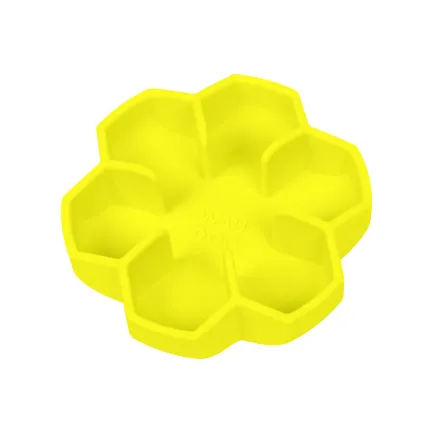 Миска для повільного харчування WAUDOG Silicone, 450 мл, жовтий — Фото 4