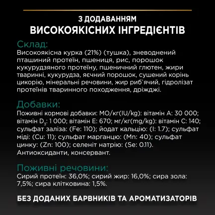 Сухий корм PRO PLAN Adult 1+ Renal Plus для дорослих котів з куркою 10 кг — Фото 6