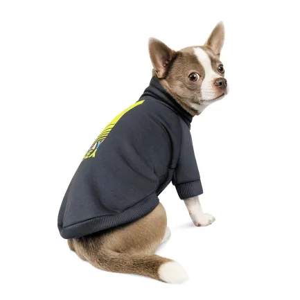 Толстовка Pet Fashion «Carbon» для собак, розмір L, темно-сіра — Фото 1