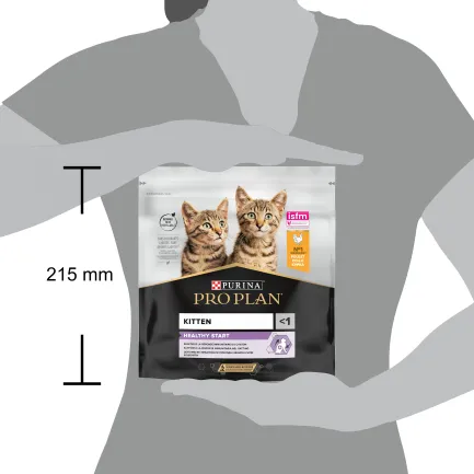 Сухий корм PRO PLAN Kitten <1 Healthy Start для кошенят з куркою 400 г — Фото 2