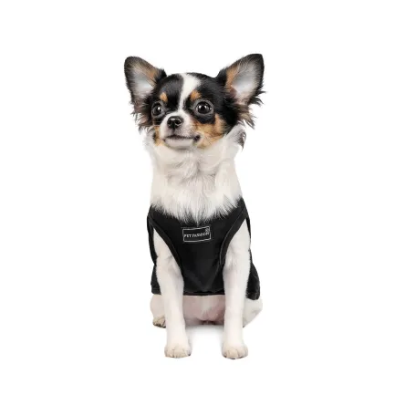 Борцівка Pet Fashion «FBI» для собак, розмір XS2, чорна — Фото 2