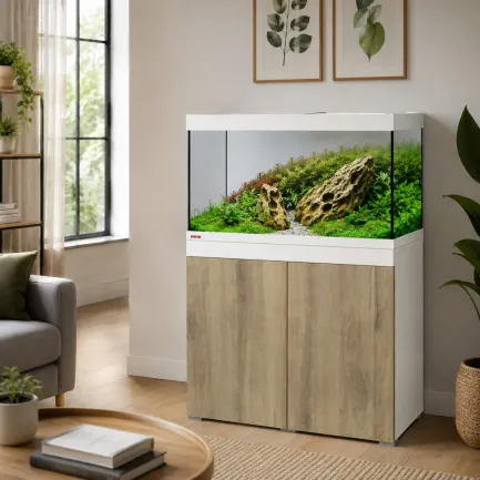 Акваріумна тумба Eheim vivaline LED 144 arctic/wood 81x41x80см (0250104) — Фото 1