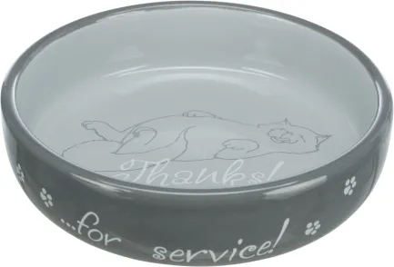 Миска Trixie для котів коротконосих порід, керамічна, 15 см, 300 мл — Фото 2