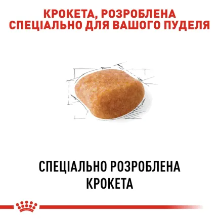 Корм для дорослих собак породи Пудель ROYAL CANIN POODLE ADULT 1.5 кг — Фото 2