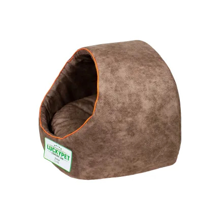 Будка Аліса №2 Коричневий Lucky Pet, 41х42х37