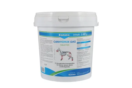 Вітаміни Canina Canhydrox GAG для собак, при проблемах з суглобами та м'язами, 2 кг (1200 таб)